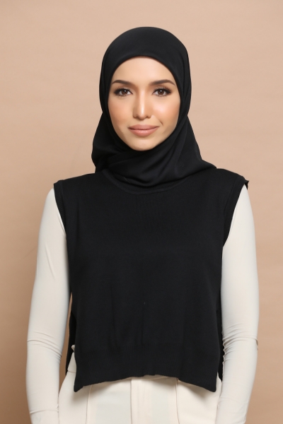 Clover Vest in Black